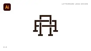 Monogram Logo Design in Easy way | Adobe Illustrator