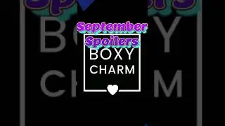 QUICK Boxycharm SPOILERS BASE BOX September 2021!  #shorts