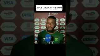 Sipho Mbule Reflects on the Match 🇿🇦🎙️ | Form & What Bafana Must Improve | #Shorts