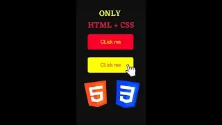 Button Hover Effect using CSS and HTML  