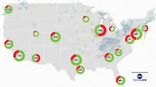 Map of U.S. airport flight cancellation rates: LIVE FROM FLIGHTAWARE