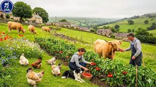 Inside English Countryside Life: Fresh Harvests & Highland Cattle