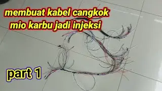 Cara membuat kabel cangkok buat mio karbu jadi injeksi pakai ecu beat 