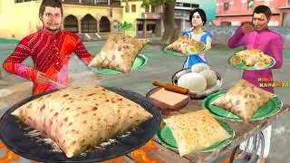 Cheese Pillow Paratha Zero Fat Chole Kulcha Cooking Street Food Collection Hindi Kahani Stories