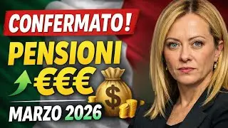 🔴 AUMENTO PENSIONI MARZO 2026 CONFERMATO 👉 ECCO DI QUANTO CRESCONO GLI ASSEGNI 💰 📅
