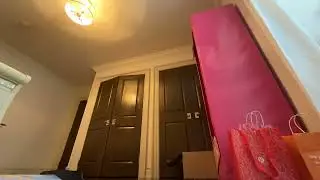 Opening my Pink Palm Puff sweater (I know it is a short video)