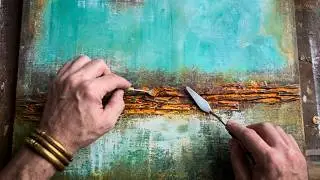 Abstract Landscape - Create Your Own Corrosion-Style Artwork with this Easy Step-by-Step Tutorial