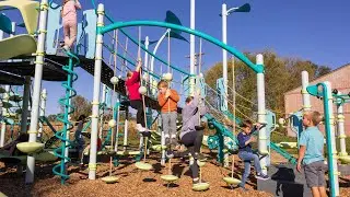 SwiggleKnots&reg; Bridge Inclined - PlayBooster&reg; - Landscape Structures