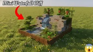 MINECRAFT:Mini Waterfall Cliff Biome!