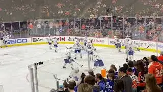 Erik K&auml;llgren Warm-Up 04/02/22 vs Philadelphia Flyers