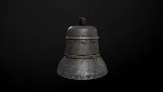 Old Bell 3D Model Render - Turntable