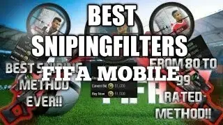 BEST FIFA MOBILE SNIPING FILTERS!! EVER!!