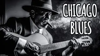 Chicago Blues Guitar Music🎸Soulful Midnight Blues Rock for Late Night Relaxation, Study
