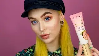 Too Faced Peach Perfect Foundation Review & Drunk Wear Test heh | Evelina Forsell
