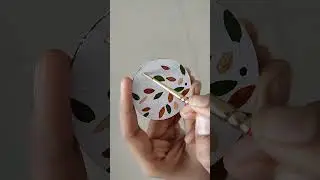 #how to make handmade keychain #how to paint on keychain #simple keychain painting #handmadekeychain