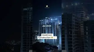 GoldCrest Views Construction update 2025 / 2026 #realestate #apartmentforsale #youtubeshorts #yt