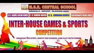 Games and Sport Meet | MSRCS | Inter-House Games and Sports Competition | MSR Central School.