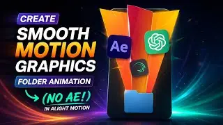 Create Smooth Motion Graphics Folder Animation (No AE!)