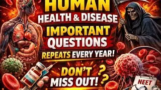 Human health and disease questions practice important repetitive questions #neet #cuet #iiser 