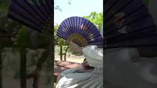 A Breeze in Your Hands &ndash; KASHIKO Japanese Folding Fan for Summer Travel #kashiko #furoshiki