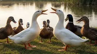 Relax with nature ducks in pond #animals #ducks #animallovers
