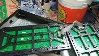 Unboxing Frame running text 2 panel dari GTZ rapi & presisi
