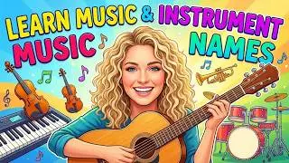 Learn French Music | Instruments Names & Vocabulary 🇫🇷  Study French for beginners A1