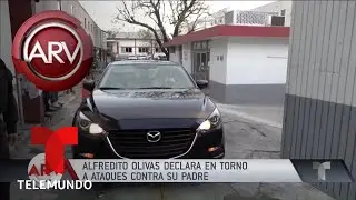 Alfredito Olivas declara sobre atentados a su padre | Al Rojo Vivo | Telemundo