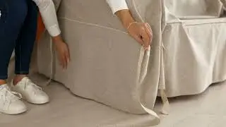 Funda con lazos para sof&aacute; Espa&ntilde;a