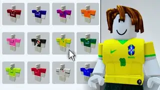 COMO FAZER CAMISA DE TIME E VENDER NO ROBLOX!😎 *CRIAR ROUPAS DE FUTEBOL ATUALIZADO 2025*