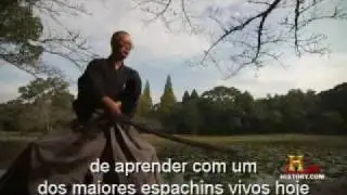 Hyoho Niten Ichi Ryu on History Channel - Part 1 - Tameshigiri