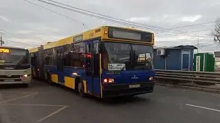 Поездка на Автобусе МАЗ-105.060, Борт 4705, Маршрут 33Т (весь маршрут)