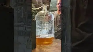 strawberry apple cider,  racking