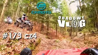 #173 cz4 - Nowe górzyste tereny, Drzewa wygrały, Eksploracja z Cf Moto (quad vlog pl)