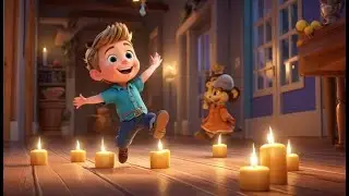 Jack Be Nimble Fireglow Leap | English Nursery Rhyme | Kids Songs | Baby Music