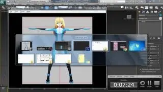 How to Model Lowpoly girl body modeling in 3ds max part1 | cg girl body modeling in 3ds max