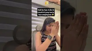 Employees manifesting that long Holi weekend like&hellip; 🙏😂 #HoliHolidays  #CorporateLife #HRStruggles