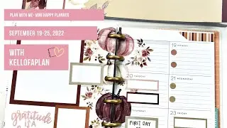 Plan with Me- September 19-25, 2022- Mini Happy Planner