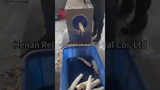 Automatic Cassava Peeler Efficient Root Skin Removal#Cassava peeling machine#AgriculturalMachinery