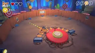 New Super Lucky's Tale (PS4) Part 17: Carnival Court (2nd Half) Unlucky Aim, Bumper Car Coins