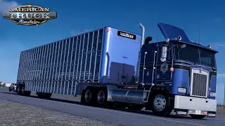 Live sheep delivery with Slav Jerry's updated Cummins ISM straight pipe engine #ats #slavjerry