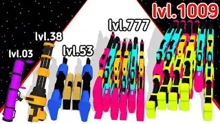 (2025) Merge Gun Race 3D Level Up Gun Max Level Gameplay
