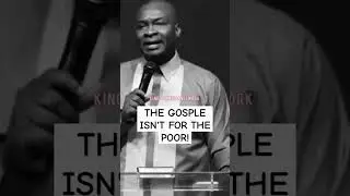 Apostle Joshua Selman, THE GOSPEL ISN'T FOR THE POOR #christocentric #apostleselman #prayer #gosple