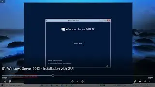 01. Windows Server 2012 | Installation with GUI