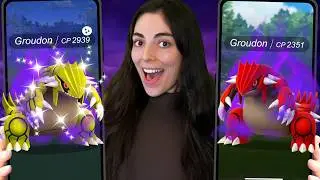 Я провел 2 дня, охотясь на Шундо Гроудона..(Pok&eacute;mon GO)
