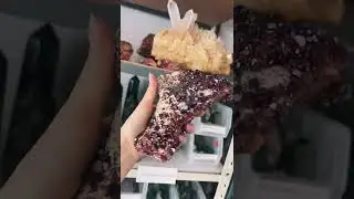 Packing up this massive crystal order 🥰 this customer by far got some of my favorite crystals in t