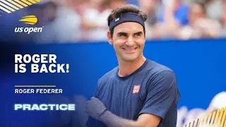 Roger Federer Returns! | Practice Session | 2026 US Open