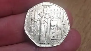 2003 SUFFRAGETTES 50 PENCE COIN VALUE + REVIEW