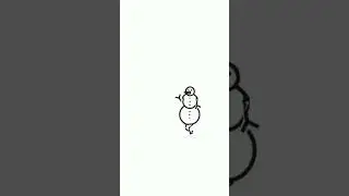 This is a snowman I'm going to make him run abracadabra #animation3d #reanimation #women