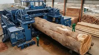 Inside a Massive Plywood Factory: How It's Made (Log to Sheet)